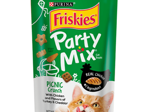חטיף לחתול PARTY MIX בטעם עוף,הודו וגבינה 60 גרם | גבעת החיות